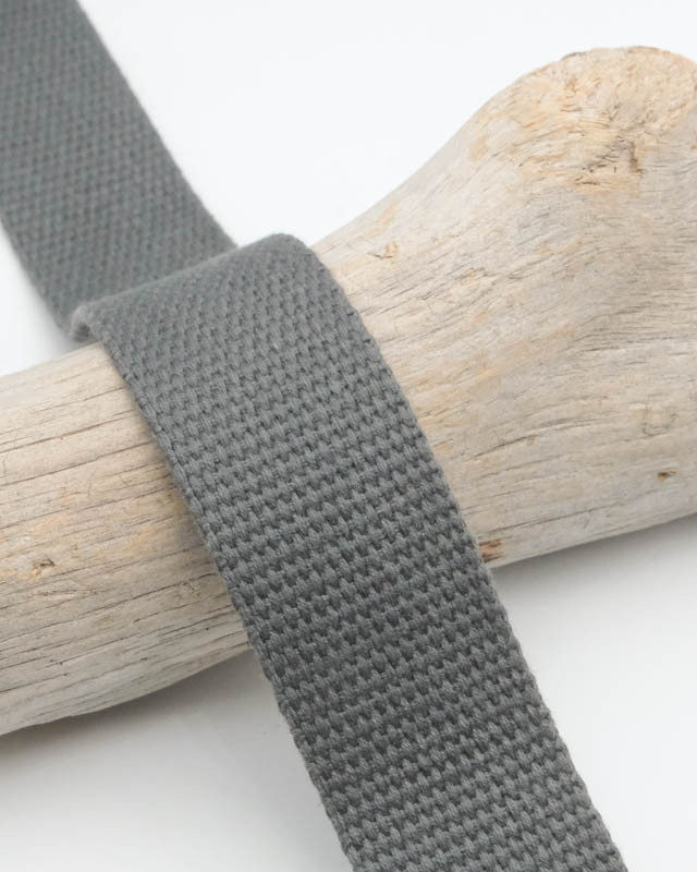 Sangle Coton 30MM Gris Orage - Maison Klem